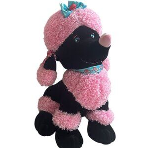 Dan Dee‎ Collector’s Choice Black Pink Poodle Plush Large Stuffed Animal Dog Pup